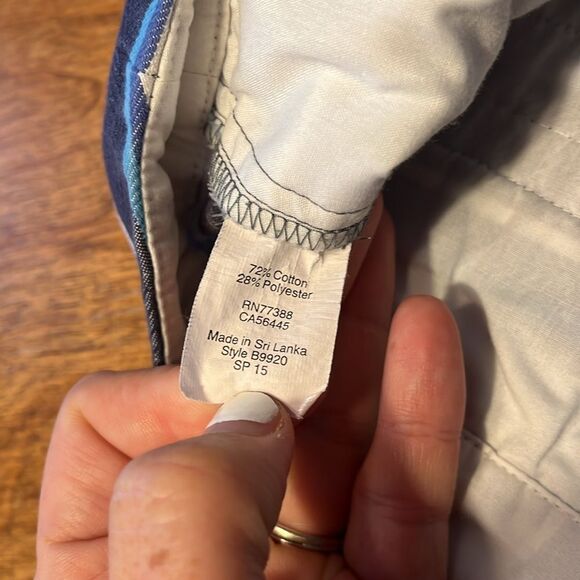 J. Crew Blue and White Bermuda Shorts Nautical Style - Picture 3 of 9